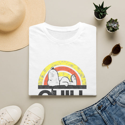 Chill Snoopy Retro Rainbow T-Shirt