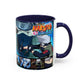 Naruto Kakashi Accent Coffee Mug  Anime Character Collage 11/15oz