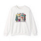 Whimsical Christmas Characters Tee | Santa Snowman Reindeer Holiday Shirt