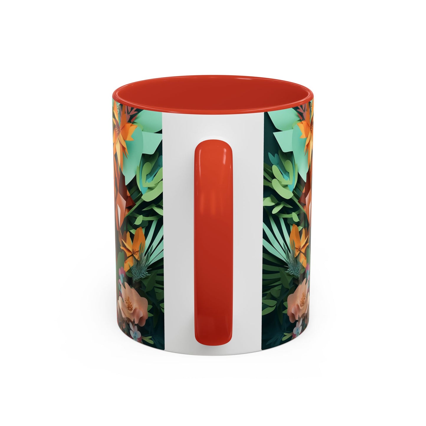 Vizsla Floral Accent Coffee Mug — Dog Portrait Botanical 11/15oz