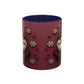 Cute Santa Face Holiday Mug | Christmas Accent Coffee Mug