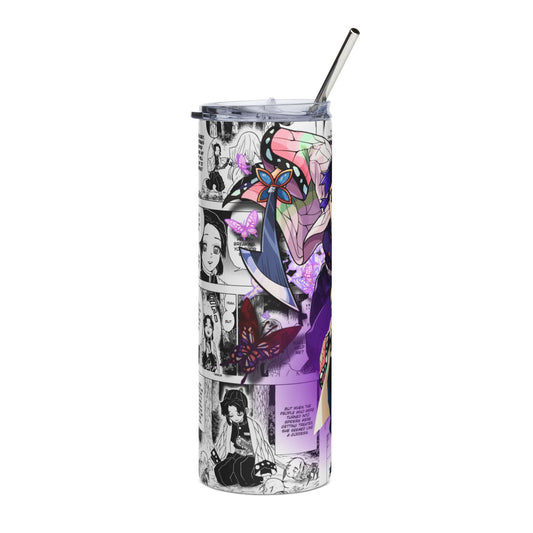 Shinobu Tumbler | Demon Slayer Inspired 20oz Stainless Steel Tumbler