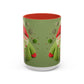 Green Knit Santa Mug | Accent Coffee Mug