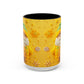 Yellow Sweater Santa Mug | Accent Coffee Mug