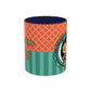 Kawaii Princess Girl Illustration Mug | Accent Coffee Mug 11oz 15oz
