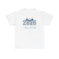2026 Happy New Year Tee Festive Blue Bow New Year T-Shirt