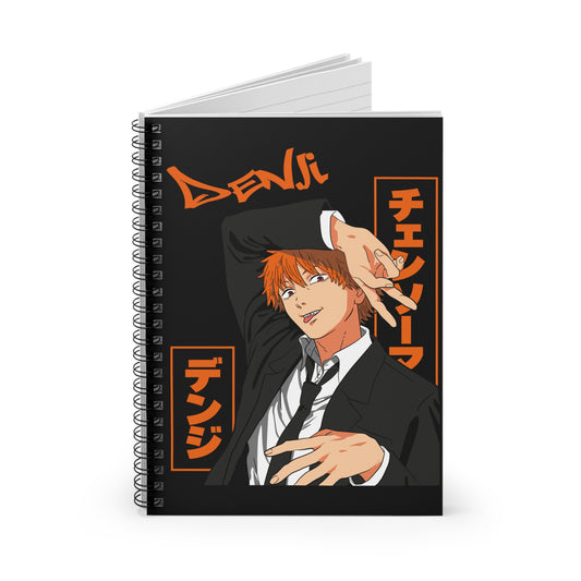Denji Anime Spiral Notebook | Chainsaw Man Inspire Notebook