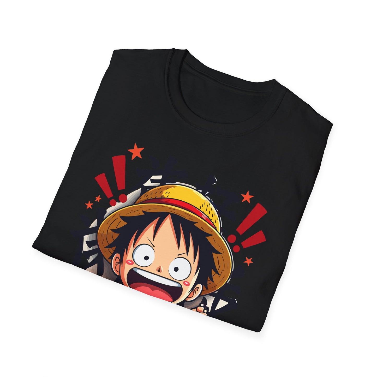 Anime Straw Hat Crew Tee | Cute Chibi Luffy Design Shirt |le Paperie Co