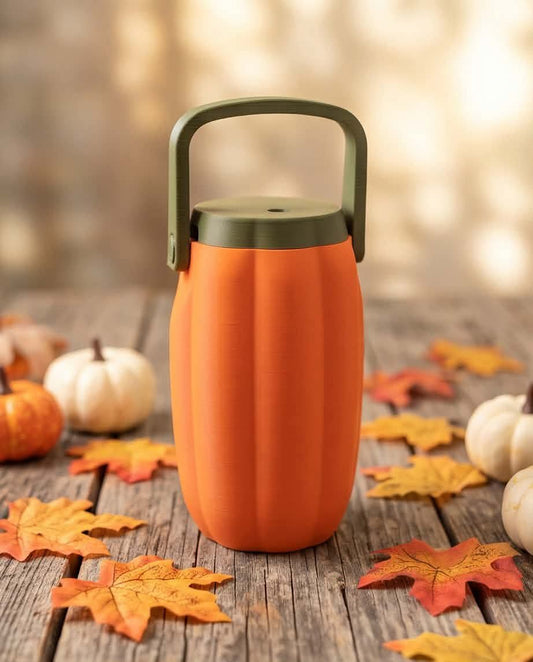Pumpkin 3D-Printed Can Holder