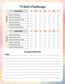 75 Soft Challenge Tracker | Digital Download