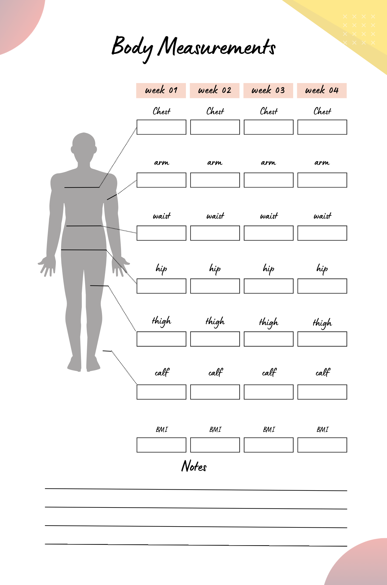 12 Week Weight Loss Planner | Digital Download