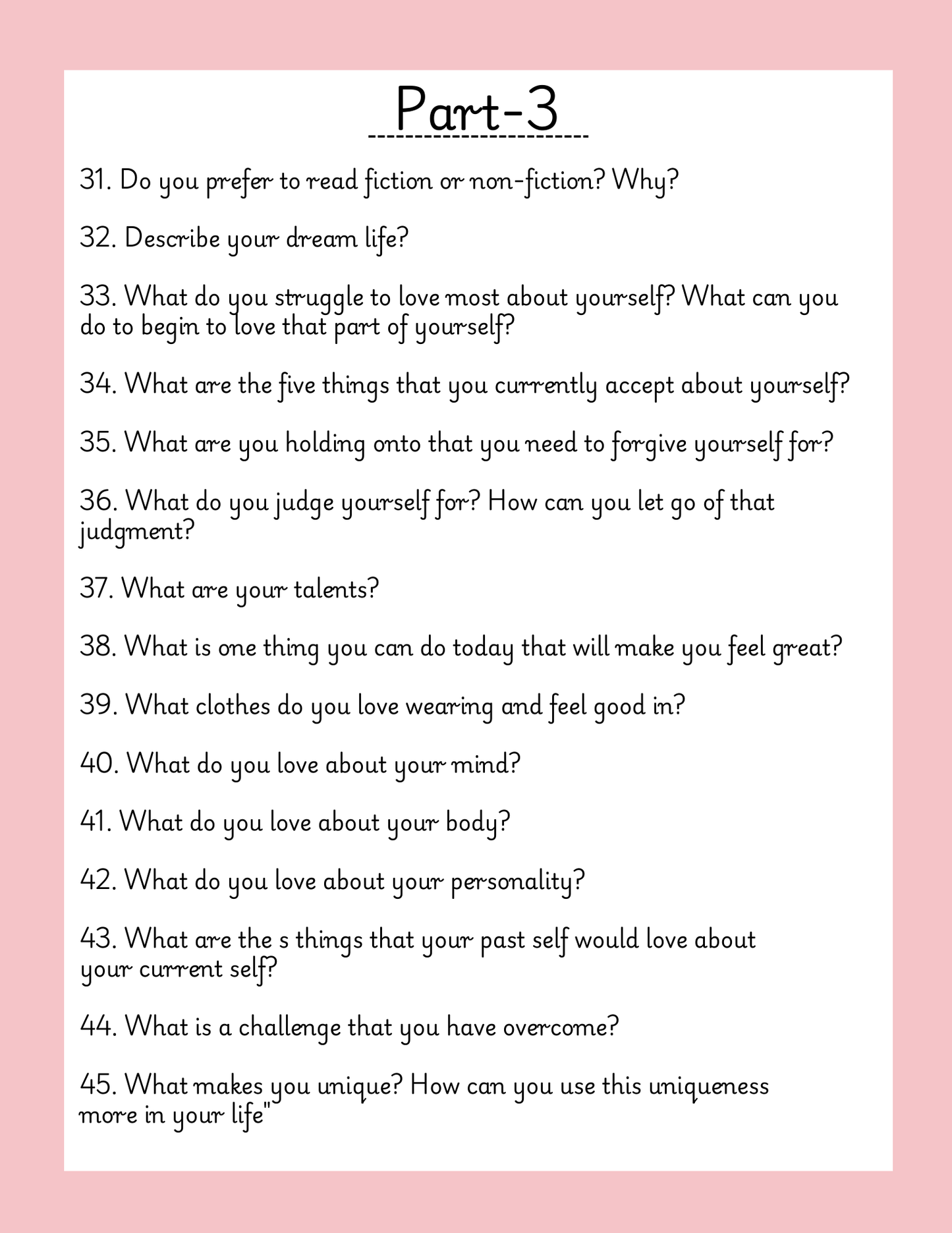 115 Deep Mental Prompts | Digital Download