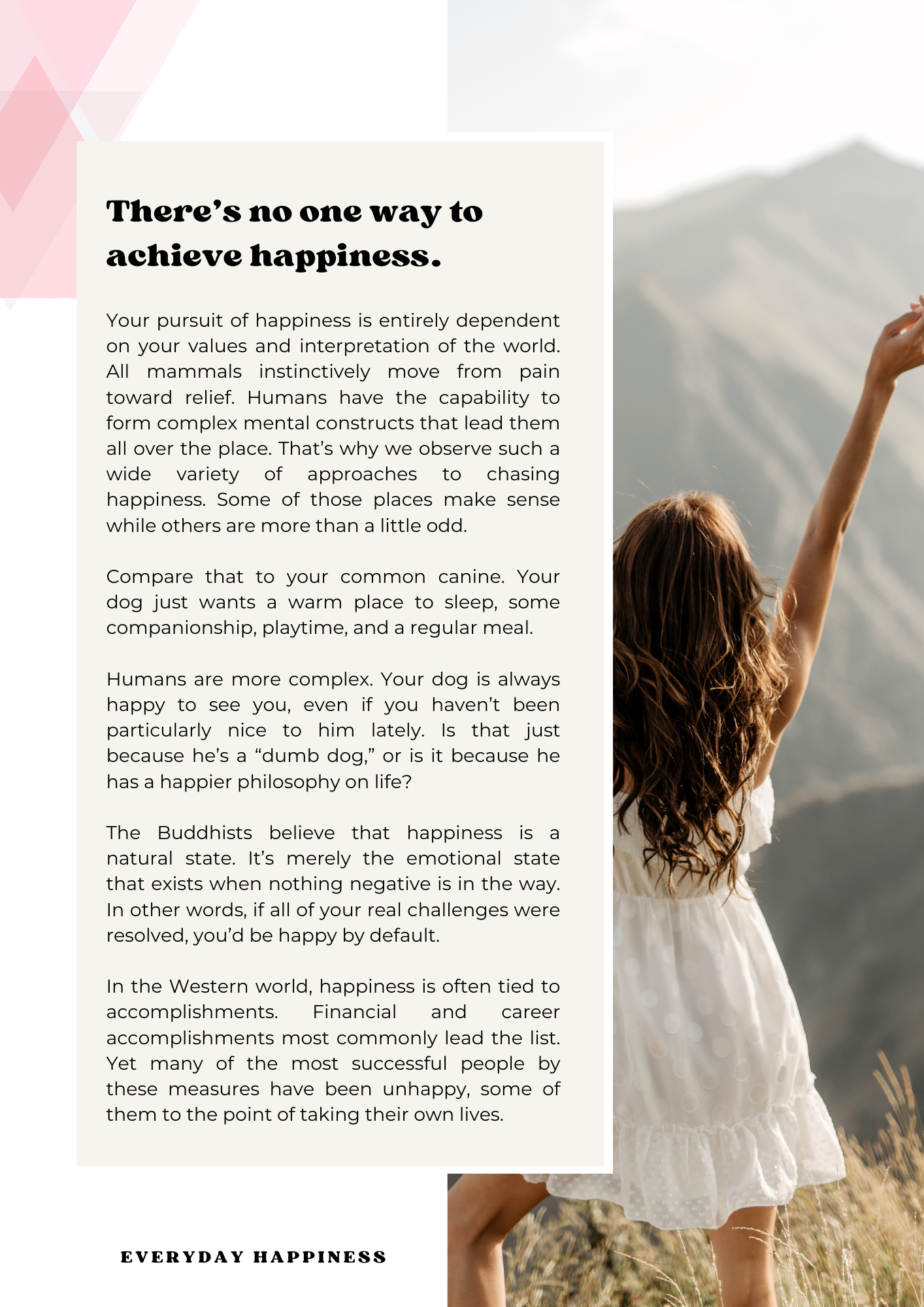 Everyday Happiness eBook Workbook | Digital Download