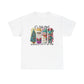 Whimsical Christmas Characters Tee | Santa Snowman Reindeer Holiday Shirt