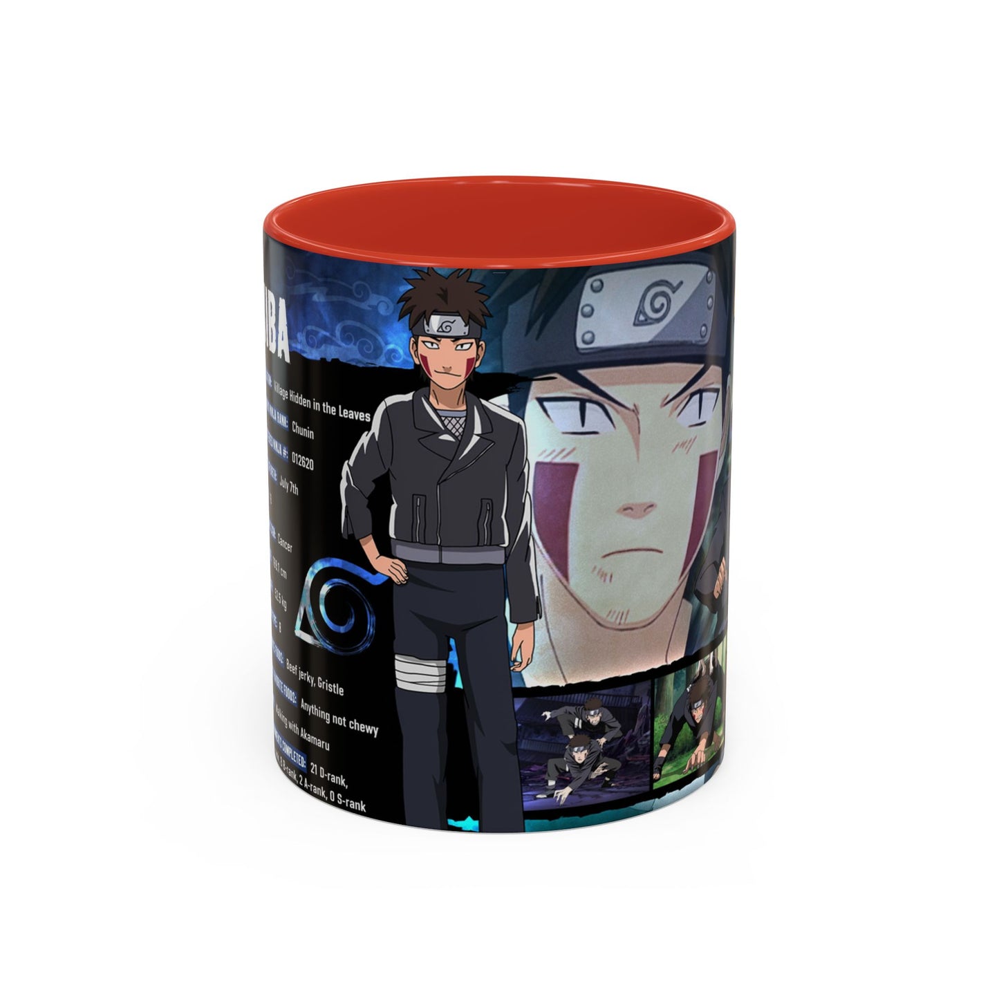 Kiba Collage Coffee Mug | Naruto Shippuden Design (11/15oz)