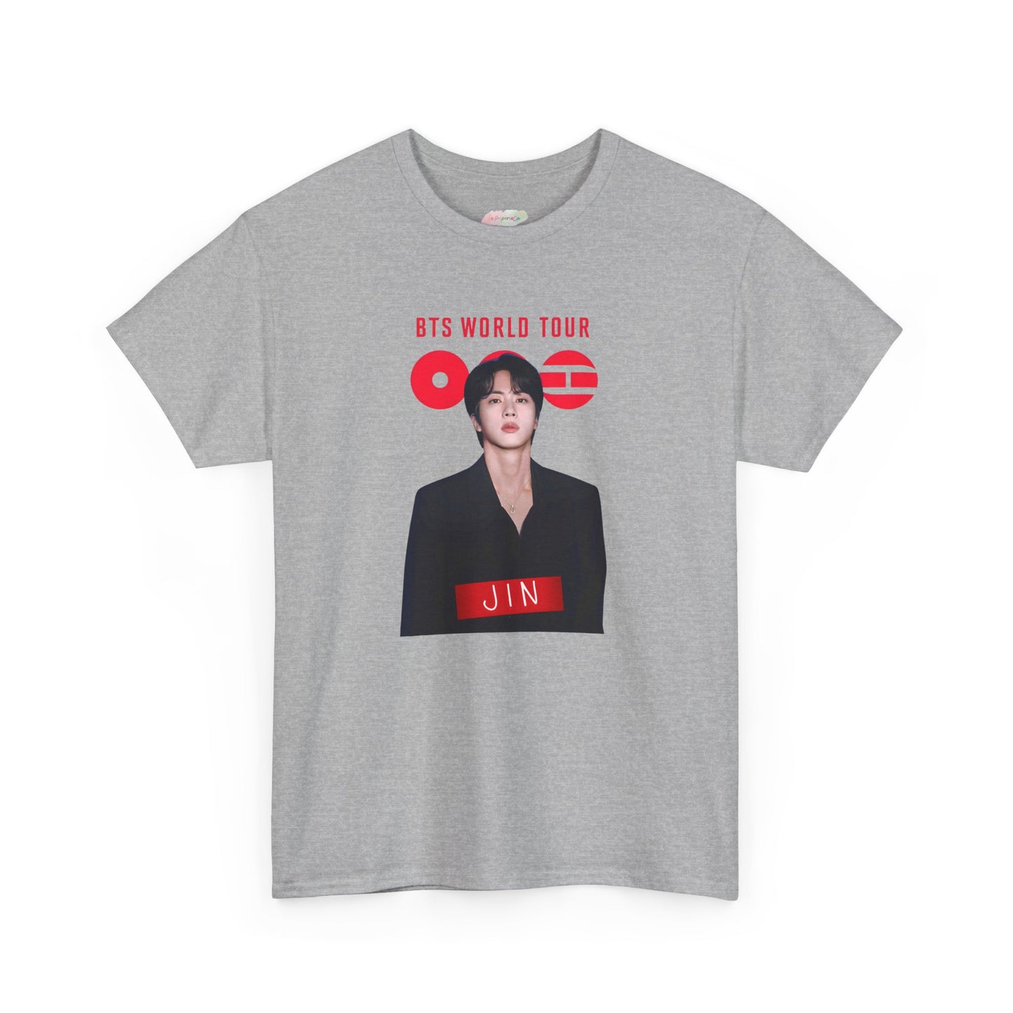 BTS World Tour Jin Photo Tee | K-Pop Band Shirt