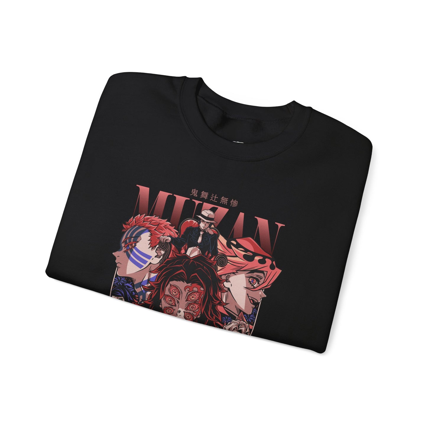 Demon Slayer Character Collage Sweatshirt | Anime Graphic Crewneck
