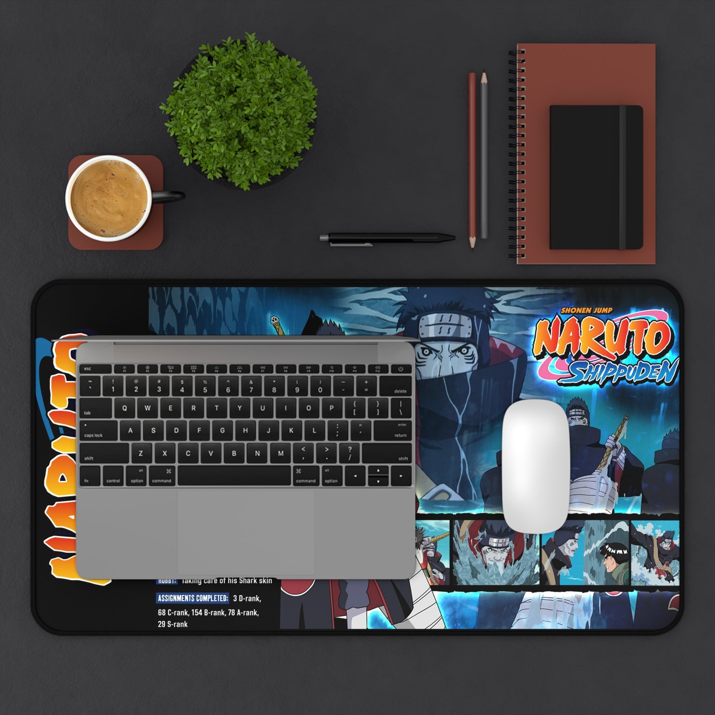 Naruto Shippuden Kisame Desk Mat | Anime Gaming Mouse Pad