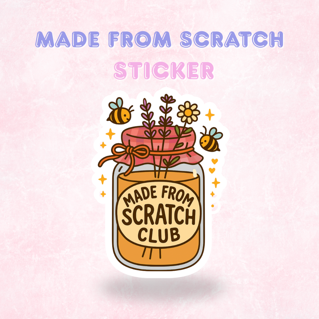 Made from Scratch Club | Laminated Holographic Sticker/Decal