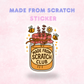 Made from Scratch Club | Laminated Holographic Sticker/Decal