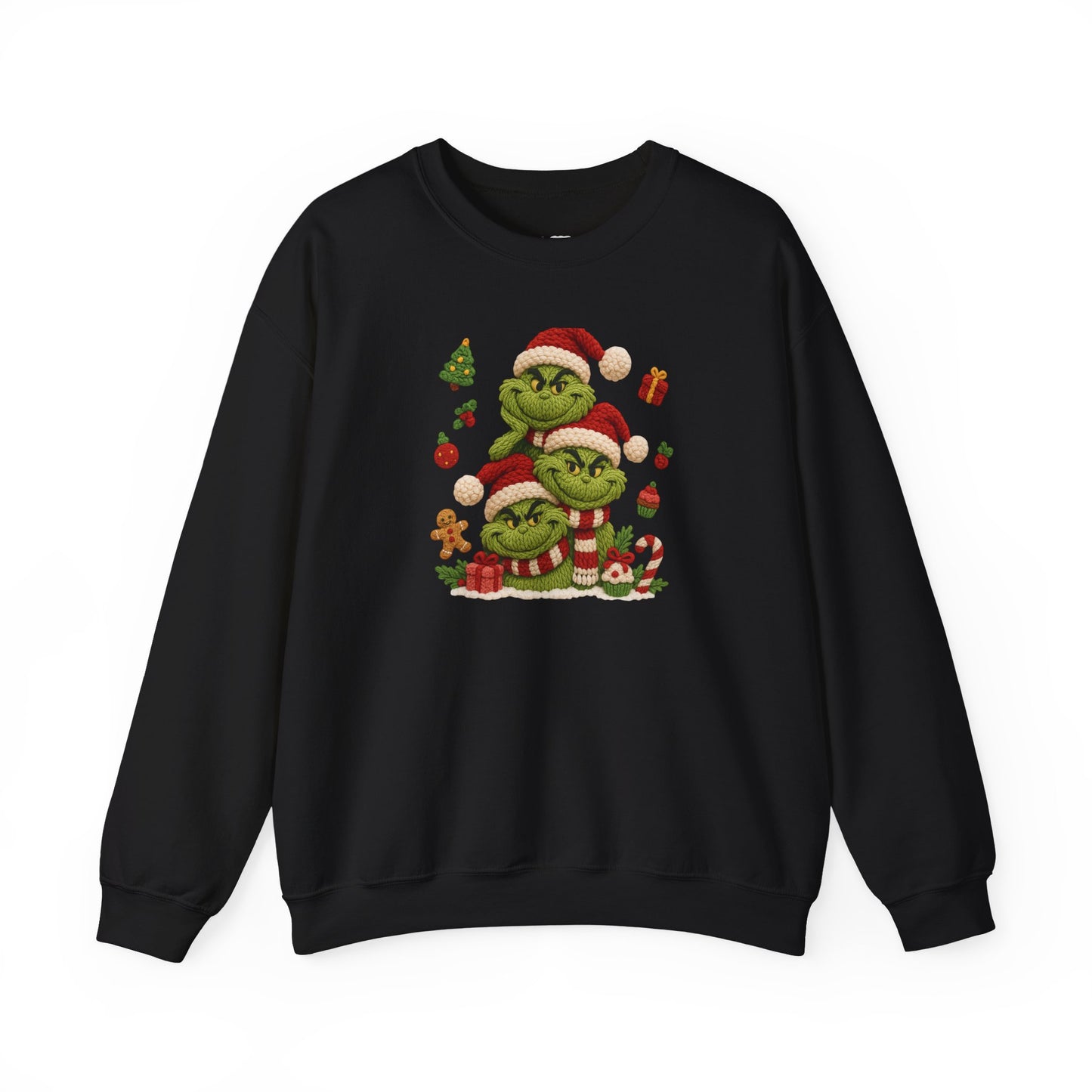 Grinch Family Christmas Tee | Cute Holiday Santa Grinches, Presents, Cookies