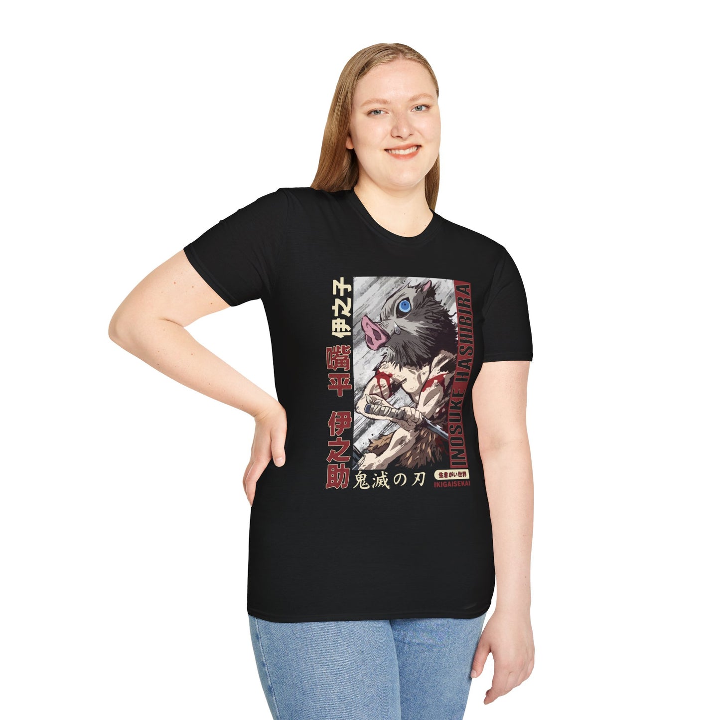 Inosuke Hashibira Anime T-Shirt — Demon Slayer Graphic Tee