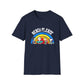 Beach Please T-Shirt — Vintage Rainbow Snoopy Summer Tee