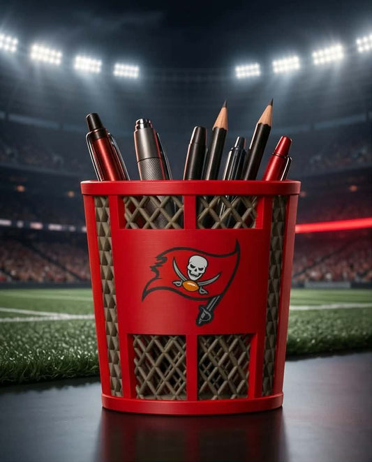 Tampa Bay Buccaneers 3D-Printed Pen & Pencil Holder