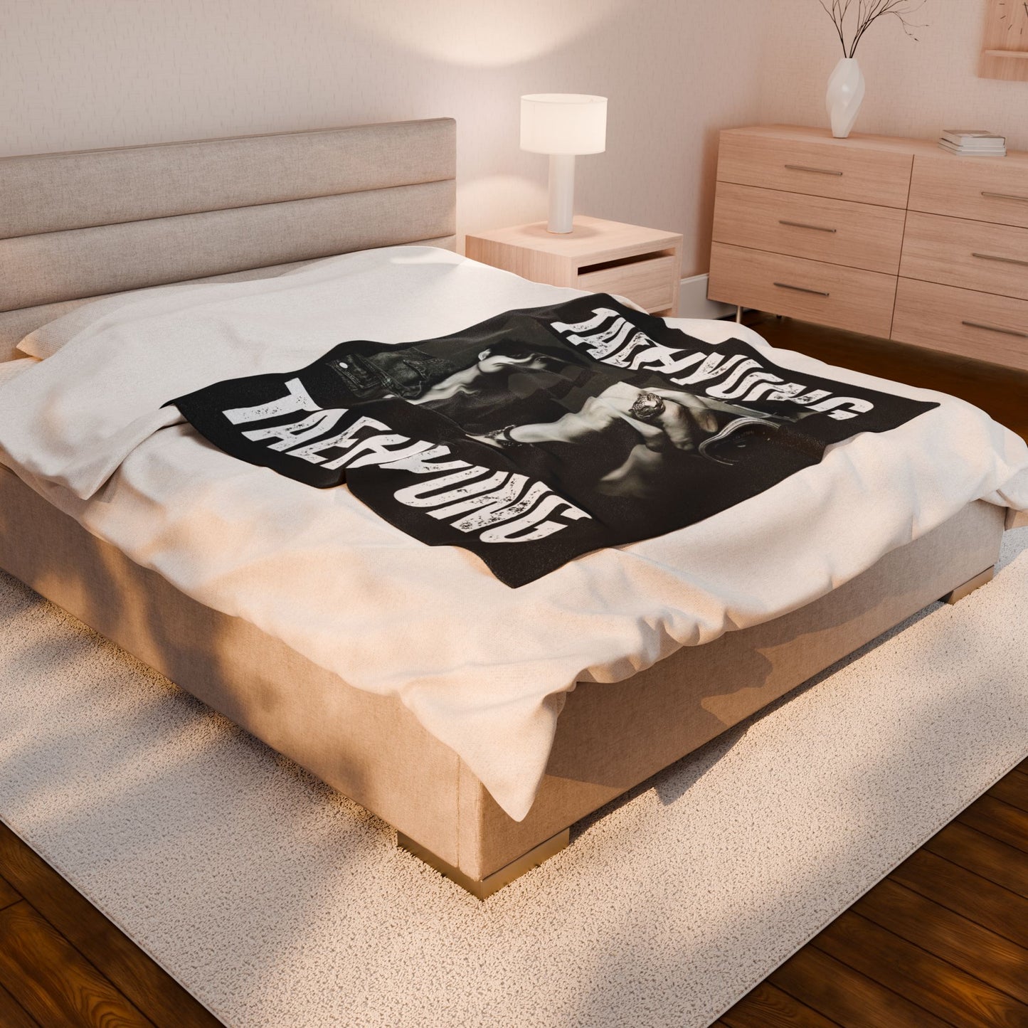 Taehyung Photo Collage Blanket | BTS Blanket Velveteen Plush Throw