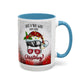 Just a Girl Who Loves Christmas Skull Mug | Accent Coffee Mug 11oz/15oz