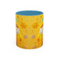 Yellow Sweater Santa Mug | Accent Coffee Mug