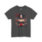 Queen of Hearts Playing Card tee | Retro Pinup Card Art, Heart Motif