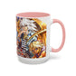 Yu-Gi-Oh! Art Accent Coffee Mug | Pharaonic and Shadi Design (11/15oz)