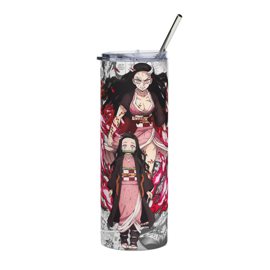 Nezuko Kamado Anime Stainless Steel Tumbler — 20oz Demon Slayer Travel Cup
