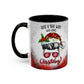 Just a Girl Who Loves Christmas Skull Mug | Accent Coffee Mug 11oz/15oz