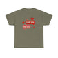 Love You Me Too text hearts Tee | Valentine conversation heart shirt