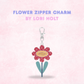 Happy Enamel Zipper Charms by Lori Holt