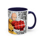 Anime Fist Coffee Mug  Dynamic Manga Collage Accent Mug (11/15 oz)