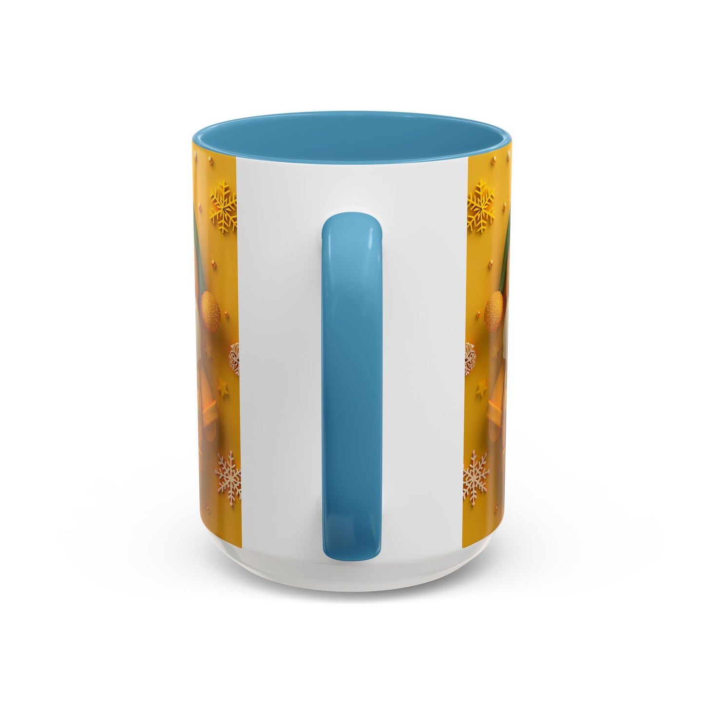 Yellow Sweater Santa Mug | Accent Coffee Mug