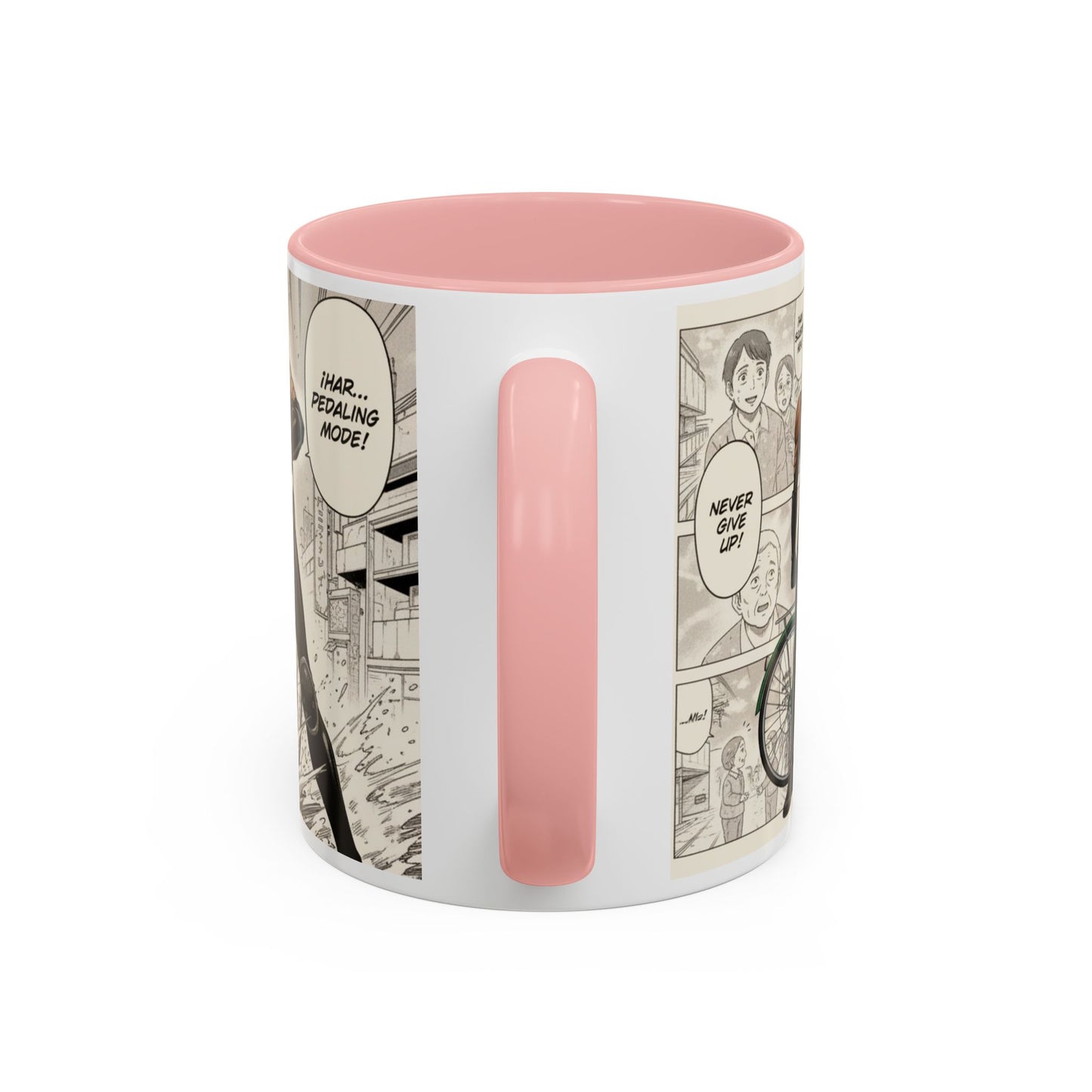 Mumen Rider Comic Panel Coffee Mug  Anime Hero Bike Design (11/15oz)