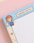 Garden Notes Memo Pad — Cute Garden Notes Memo Pad for School, Office & Everyday Notes
