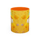 Yellow Sweater Santa Mug | Accent Coffee Mug