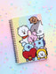BT21 Official-Style Character Spiral Notebook & Journal