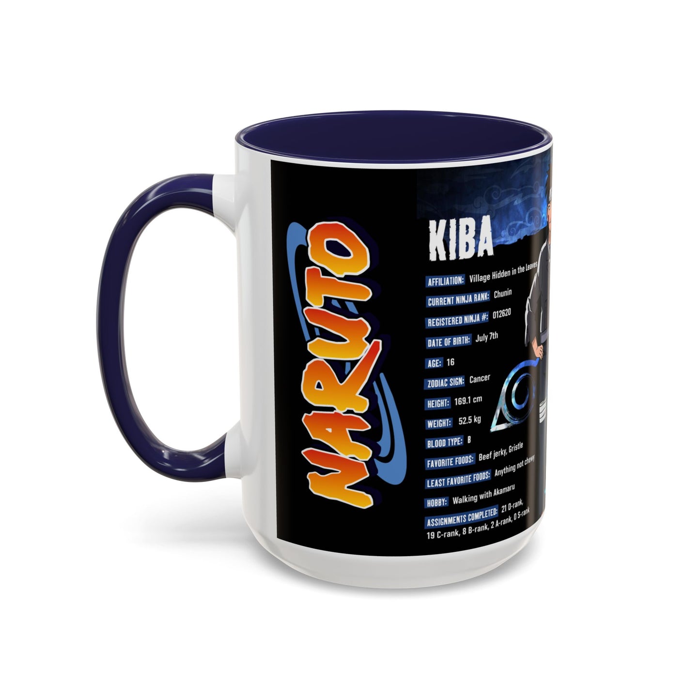 Kiba Collage Coffee Mug | Naruto Shippuden Design (11/15oz)