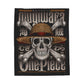 Velveteen Plush Blanket — One Piece Straw Hat Skull Pirate Throw