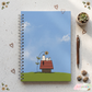Flower Snoopy Notebook | A5 (5.82 x 8.26 in)