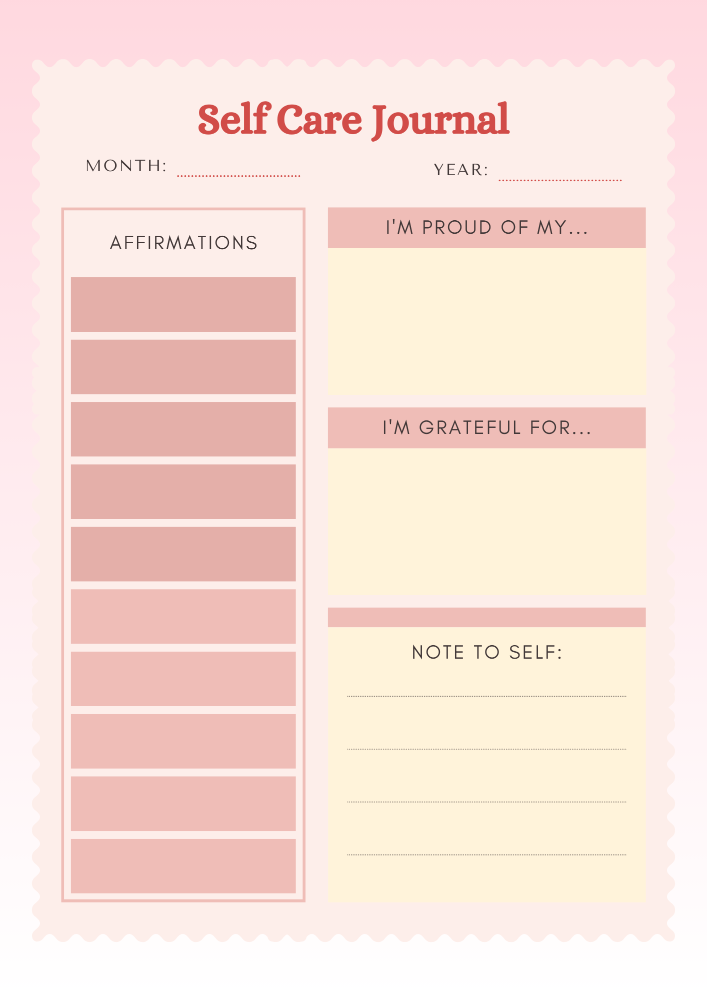 Mental Health Planner | Digital Download