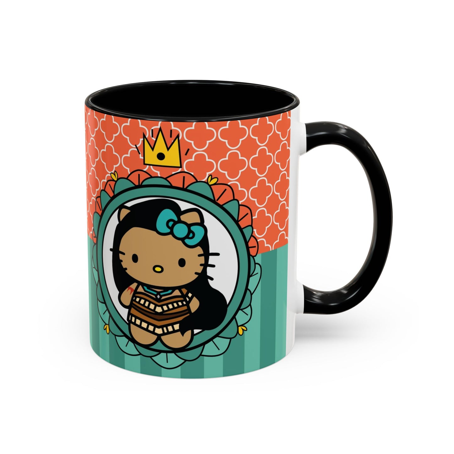 Kawaii Princess Girl Illustration Mug | Accent Coffee Mug 11oz 15oz