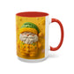 Yellow Sweater Santa Mug | Accent Coffee Mug