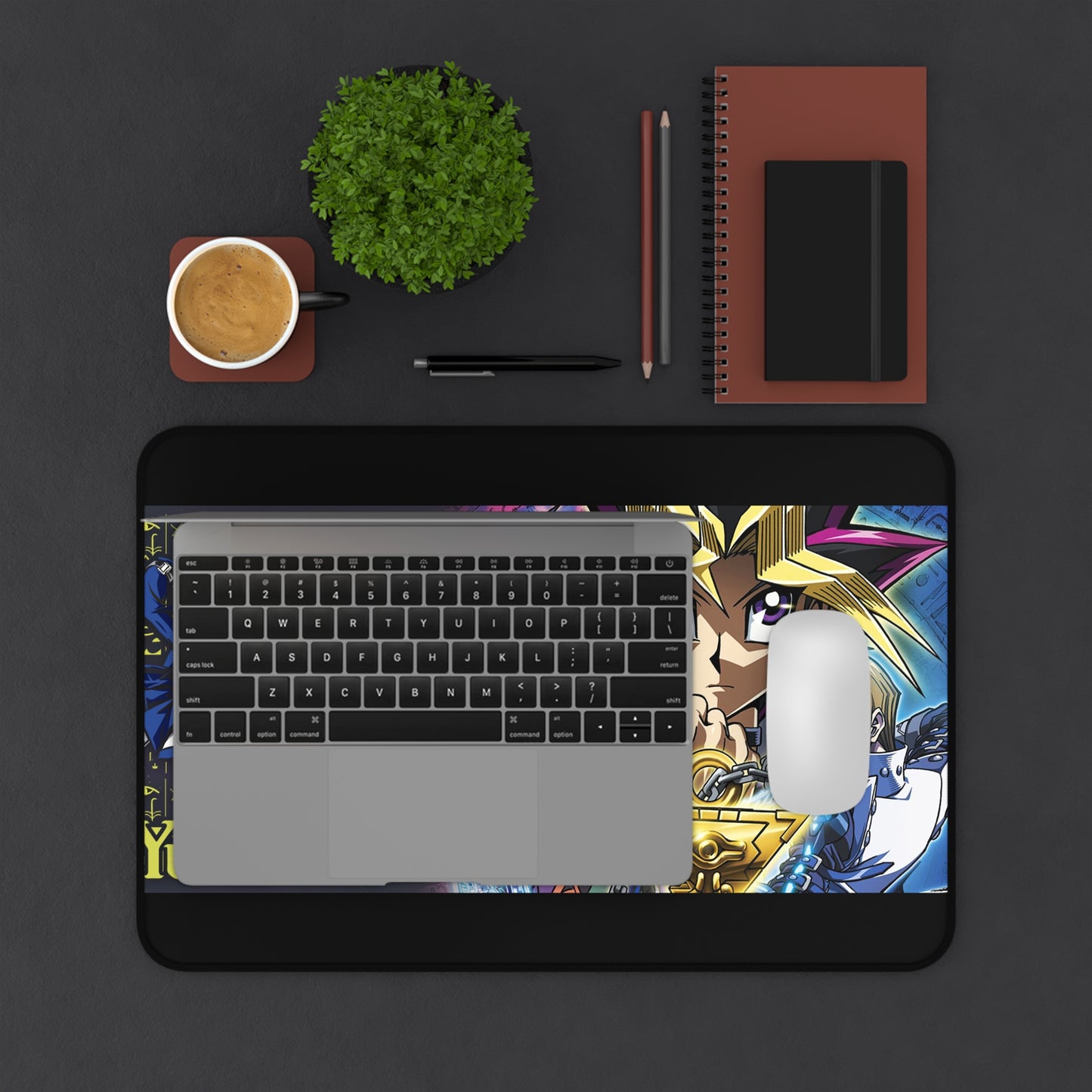 Yu-Gi-Oh! Collage Desk Mat | Gaming Mouse Pad with Yami Yugi, Yusei & Friends